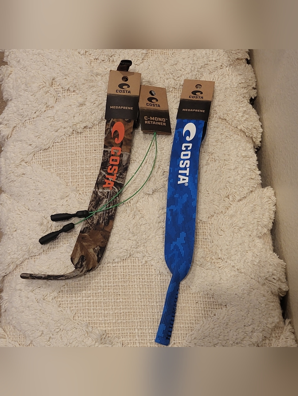 Costa Sunglass Strap Retainer- Set Of 3 NWT